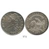 Image 1 : USA (Philadelphia mint), half dollar capped bust, 1836, lettered edge.