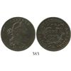 Image 1 : USA (Philadelphia mint), one cent (draped bust), 1797, reverse of 1797, stems.