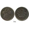 Image 1 : USA (Philadelphia mint), one cent (draped bust), 1805.