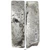Image 1 : Neatly formed silver ingot, 1945 grams, about 98.5% fine, with stamps of the Zeeland chamber of the 