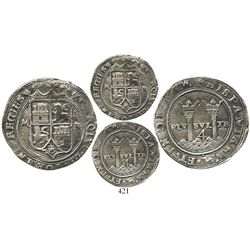 Mexico City, Mexico, 4 reales, Charles-Joanna, "Late Series," assayer R to right, mintmark M to left