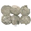 Image 1 : Lot of 3 cob 4R of Philip II: Mexico City, Mexico, assayer O to right; Granada, Spain, assayer A to 