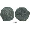 Image 1 : Mexico City, Mexico, cob 2 reales, Philip II or III, assayer not visible.