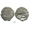 Image 1 : Potosi, Bolivia, cob 8 reales, 1619(T), Grade 3.