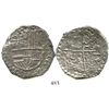 Image 1 : Potosi, Bolivia, cob 8 reales, Philip III, assayer T, Grade 2, with original tag but certificate mis