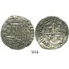 Image 1 : Potosi, Bolivia, cob 2 reales, Philip II, assayer R (Ramos), choice Grade 1.