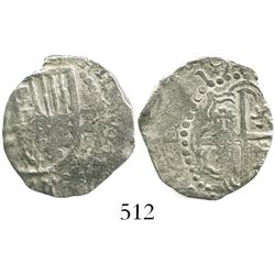 Potosi, Bolivia, cob 2 reales, (1)619(T), Grade 2.