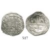 Image 1 : Potosi, Bolivia, cob 1 real, Philip III, assayer R, Grade 1, rare denomination from this wreck.