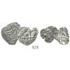 Image 1 : Lot of 2 small silver-cob fragments (Mexico 2R[?] and Potosi 1R[?]), Grade 5.