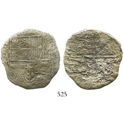 Potosi, Bolivia, cob 8 reales, Philip III, assayer M, Grade 3, with original tag but certificate mis