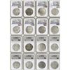 Image 1 : Lot of 8 Potosi, Bolivia, cob 8 reales, Philip II and III, assayers not visible, all Grade 2.