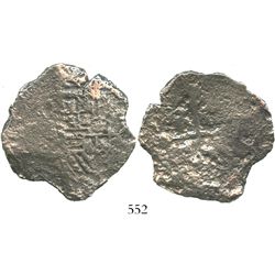 Mexico City, Mexico, cob 8 reales, Philip IV, assayer not visible.