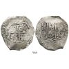 Image 1 : Potosi, Bolivia, cob 8 reales, 1669E.