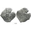 Image 1 : Potosi, Bolivia, cob 8 reales, 1677E.