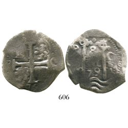 Potosi, Bolivia, cob 8 reales, 1679C.