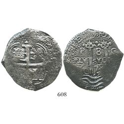 Potosi, Bolivia, cob 8 reales, 1679C.