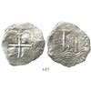 Image 1 : Potosi, Bolivia, cob 8 reales, 1679V.