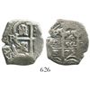 Image 1 : Potosi, Bolivia, cob 4 reales, 1675E.