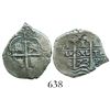 Image 1 : Potosi, Bolivia, cob 1 real, 1673E.