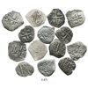 Image 1 : Lot of 7 Potosi, Bolivia, cob 1R, various dates: 1662E, 1666E, 1667E, 1668E (2), 1669E and one witho