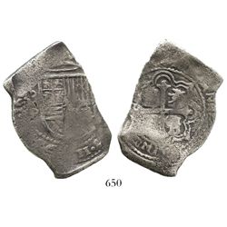 Mexico City, Mexico, cob 8 reales, Philip IV, 166(?)P.