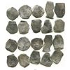 Image 1 : Lot of 10 Mexico City, Mexico, cob 8 reales, Charles II, assayers not visible.