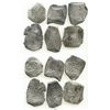 Image 1 : Lot of 6 Mexico City, Mexico, cob 8 reales of Charles II, assayer L or not visible