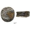 Image 1 : Clump of 3 Surat, India (Mughal Empire), rupees, Aurangzeb (1658-1707), AH1113 (1702), encrusted.