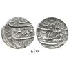 Image 1 : Surat, India (Mughal Empire), 1 rupee, Aurangzeb (1658-1707), AH1113 (1702), Grade 1.