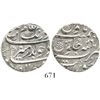 Image 1 : Surat, India (Mughal Empire), 1 rupee, Aurangzeb (1658-1707), AH1113 (1702), Grade 1.