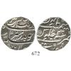 Image 1 : Surat, India (Mughal Empire), 1 rupee, Aurangzeb (1658-1707), AH1113 (1702), Grade 1.