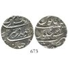 Image 1 : Surat, India (Mughal Empire), 1 rupee, Aurangzeb (1658-1707), AH1113 (1702), Grade 2.