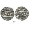 Image 1 : Surat, India (Mughal Empire), 1 rupee, Aurangzeb (1658-1707), AH1113 (1702), Grade 2.