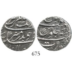 Surat, India (Mughal Empire), 1 rupee, Aurangzeb (1658-1707), AH1113 (1702), Grade 2.