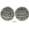 Image 1 : Surat, India (Mughal Empire), 1 rupee, Aurangzeb (1658-1707), AH1113 (1702), Grade 2.