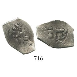 Mexico City, Mexico, cob 1 real, 1714J.