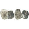 Image 1 : Lot of 2 Mexico City, Mexico, cob 8 reales, one dated 1732F and the other Philip V, assayer not visi