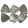 Image 1 : Lot of 3 Mexico City, Mexico, cob 4 reales, Philip V, assayers not visible.