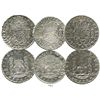 Image 1 : Lot of 3 Mexico City, Mexico, pillar 8 reales, Philip V, dated 1735, 1736 and 1737, assayer MF.