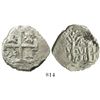Image 1 : Lima, Peru, cob 4 reales, 1728N, rare.