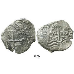 Potosi, Bolivia, cob 8 reales, 1705Y.