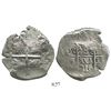 Image 1 : Potosi, Bolivia, cob 8 reales, 1716Y.