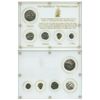 Image 1 : Denomination set of 8-4-2-1-1/2R cobs (various mints and dates) in custom plastic holder with name a