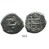 Image 1 : Potosi, Bolivia, cob 4 reales, 1751q.