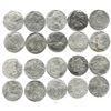 Image 1 : Lot of 10 Mexico City, Mexico, bust 8 reales, Charles III, 1783FF, "grade two."
