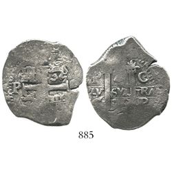 Potosi, Bolivia, cob 4 reales, 1679C.