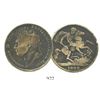 Image 1 : Great Britain, crown, George IV, 1822, TERTIO on edge, king's ordinal altered to II.