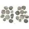 Image 1 : Lot of 10 miscellaneous small silver cobs (including one "pistareen") from various wrecks, including