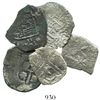 Image 1 : Lot of 5 miscellaneous cob 2 reales from well-known wrecks, as follows: "Rill Cove" (ca. 1618), Atoc