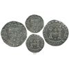Image 1 : Mexico City, Mexico, 4 reales, Charles-Joanna, "Early Series," assayer R (Latin) at bottom between p